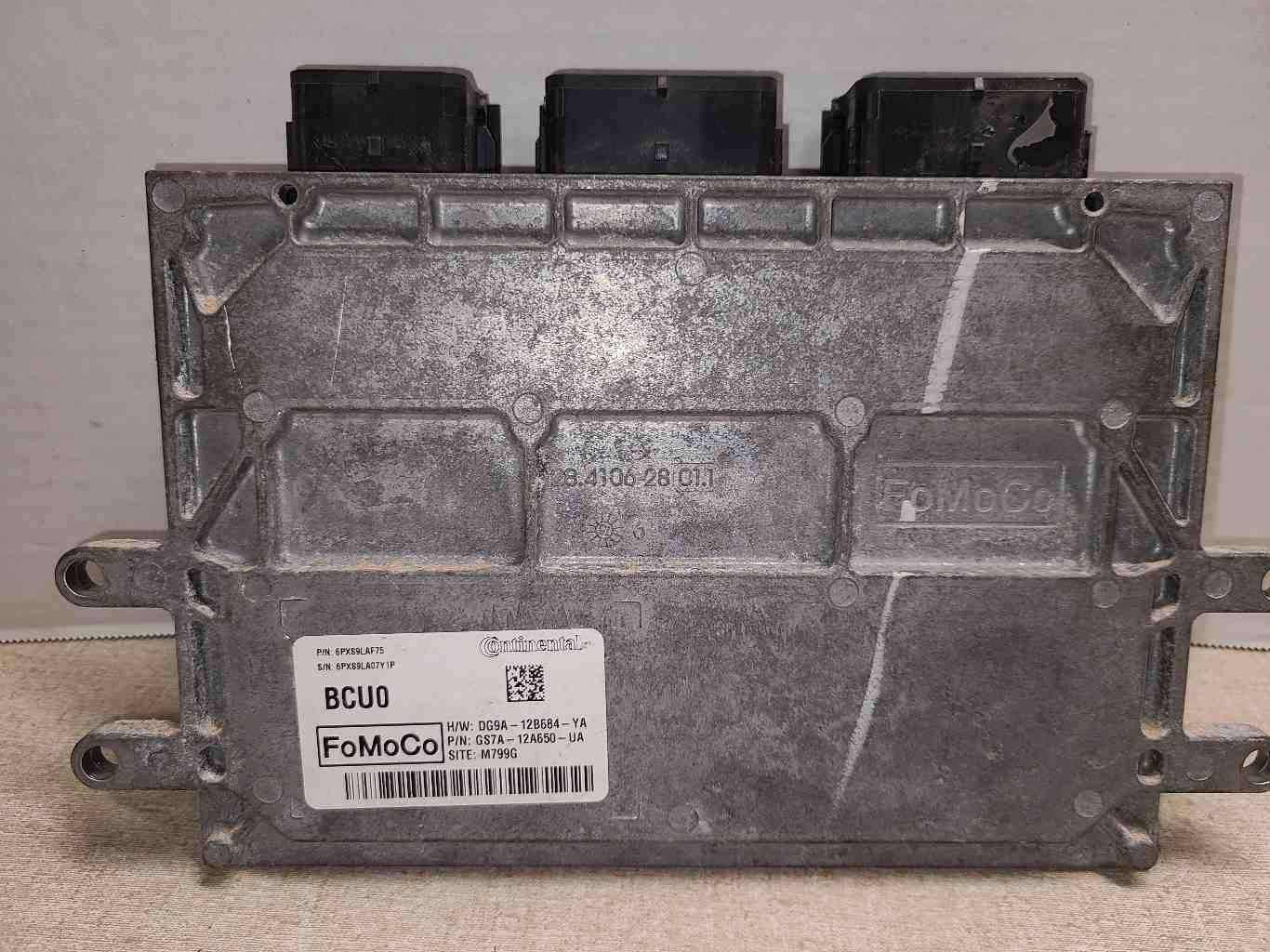 14-16 FORD FUSION ELECTRONIC CONTROL MODULE ENGINE COMP 2.5L 25K GS7A-12A650-UA