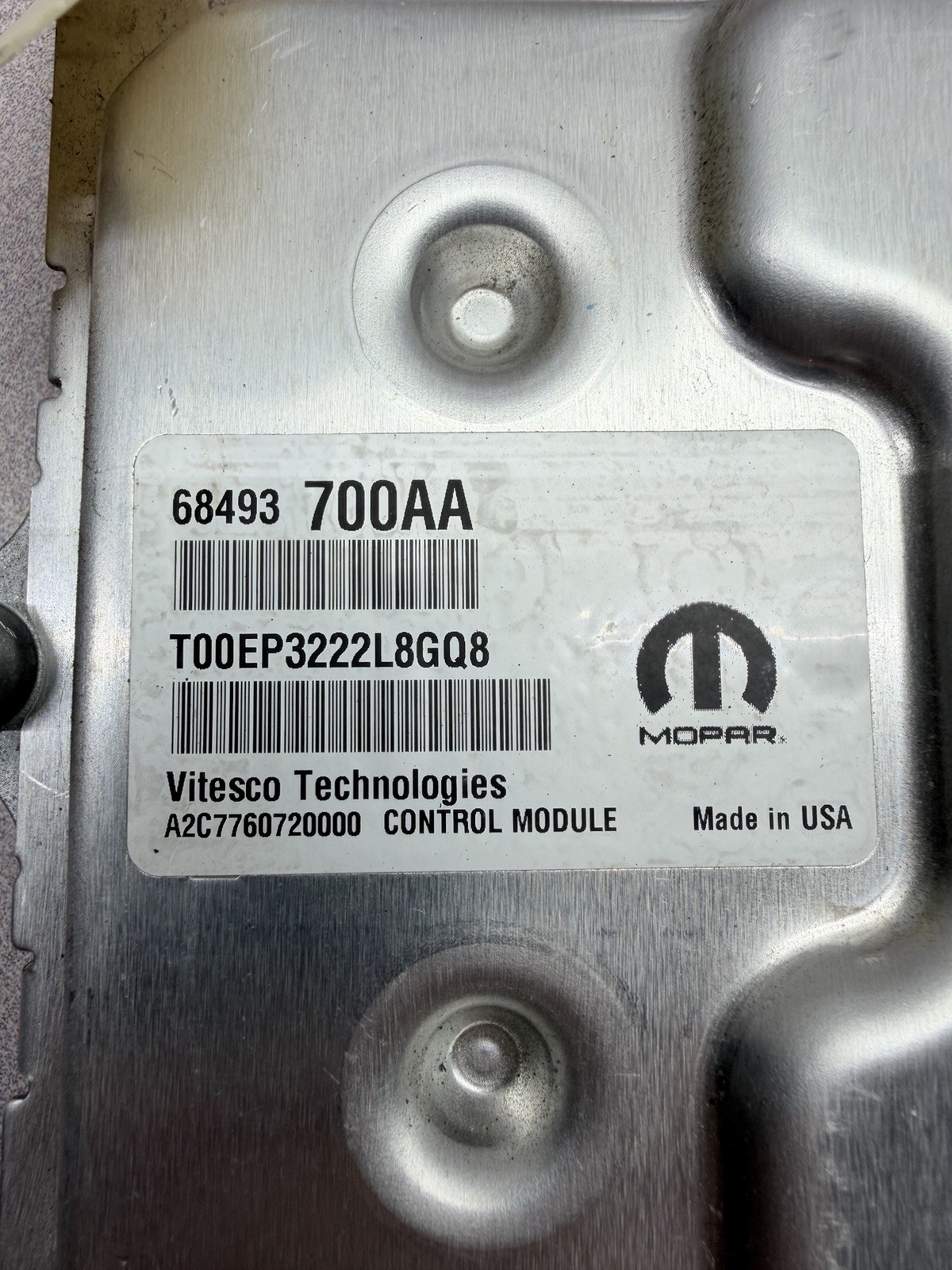 2022 JEEP COMPASS 4X4 2.4L ENGINE CONTROL MODULE UNIT ECM OEM 68525531AG