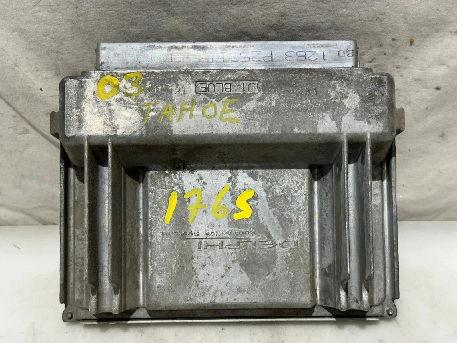 2003 CHEVY TAHOE Engine Control Computer Module OEM 12582605 YDNK