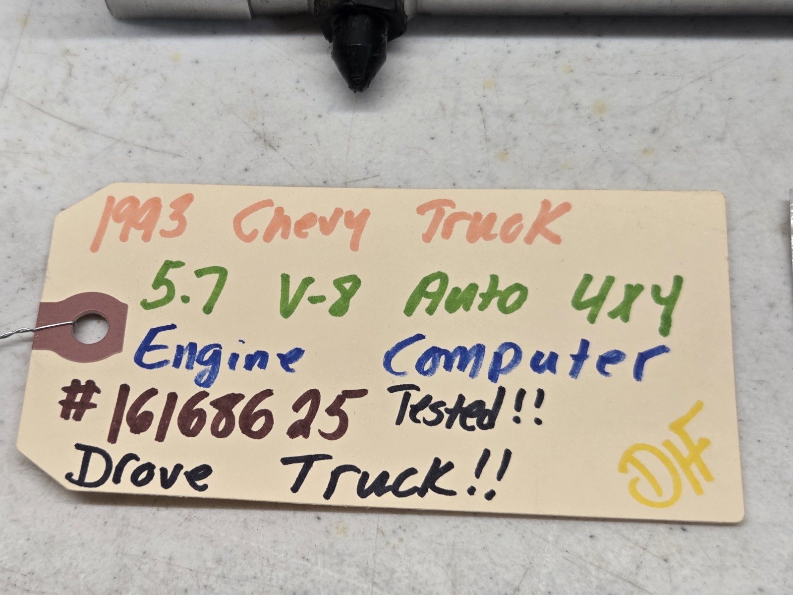 ✅1993 1994 Chevy GMC ECM Computer Service Number 16168625 USED Tested! Drove Trk