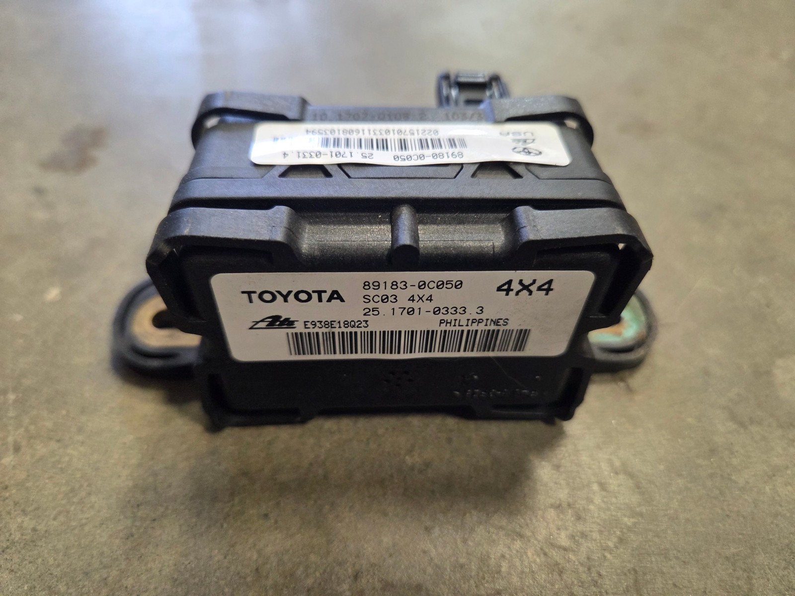 Yaw Rate Stability Control Module 2007-2018 Toyota Tundra/Sequoia 89183-0C050