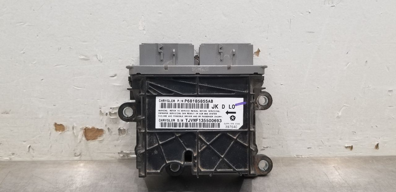 15 JEEP WRANGLER JKU SRS BAG MODULE 4 DOOR 68185855AB