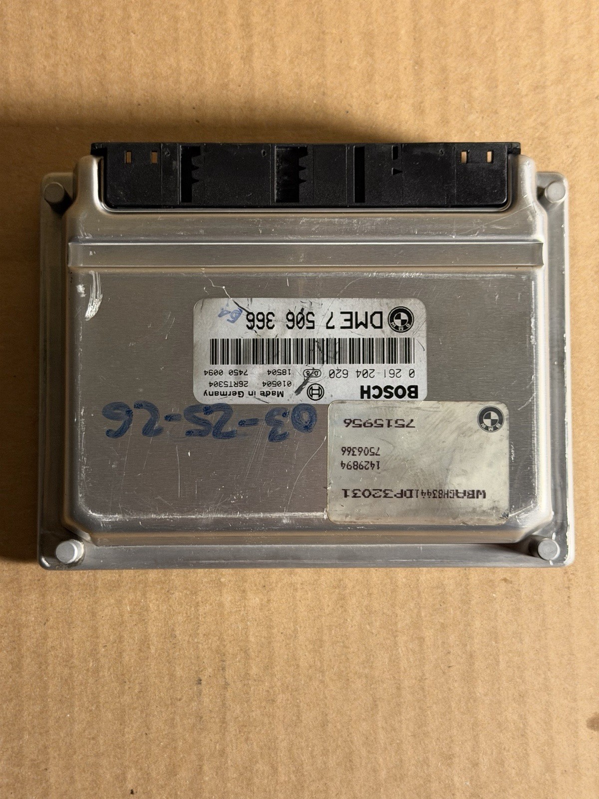OEM Engine Control Module DME BMW E38 740i 740iL 4.4L V8 1999-2001 / 7506366