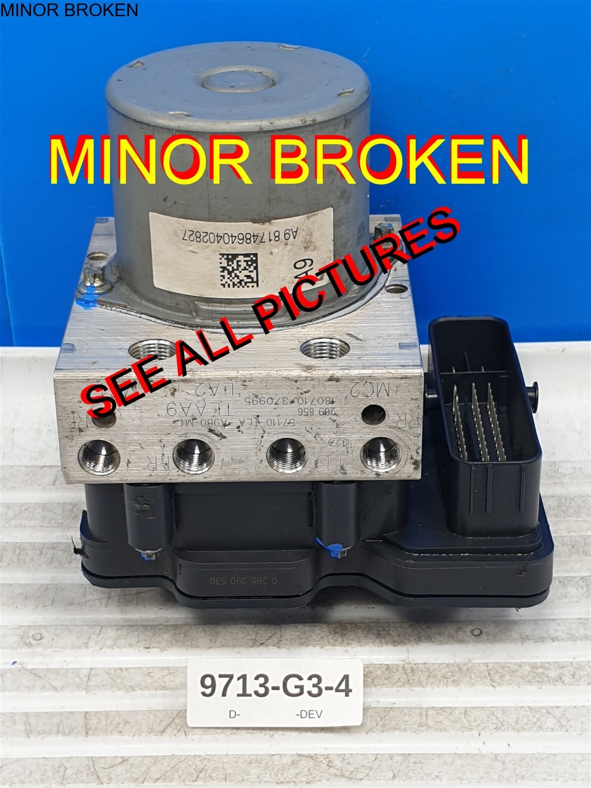 ****BROKEN*****17-19 Honda CRV ABS Brake Pump Control 57110TLAA960M1 OEM 9713G34