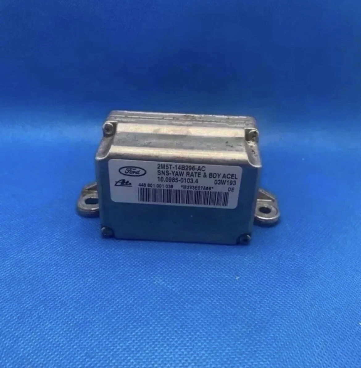 JAGUAR XK8 YAW RATE SENSOR MODULE 2003 2004 2005 2006 2M5T-14B296-AC OEM