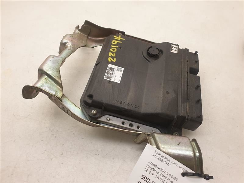 2007 TOYOTA CAMRY ENGINE ELECTRONIC CONTROL MODULE ECM ASSEMBLY
