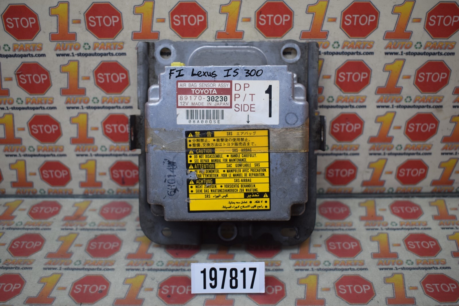 1998 1999 2000 LEXUS GS300 SRS CONTROL MODULE 89170-30230 OEM