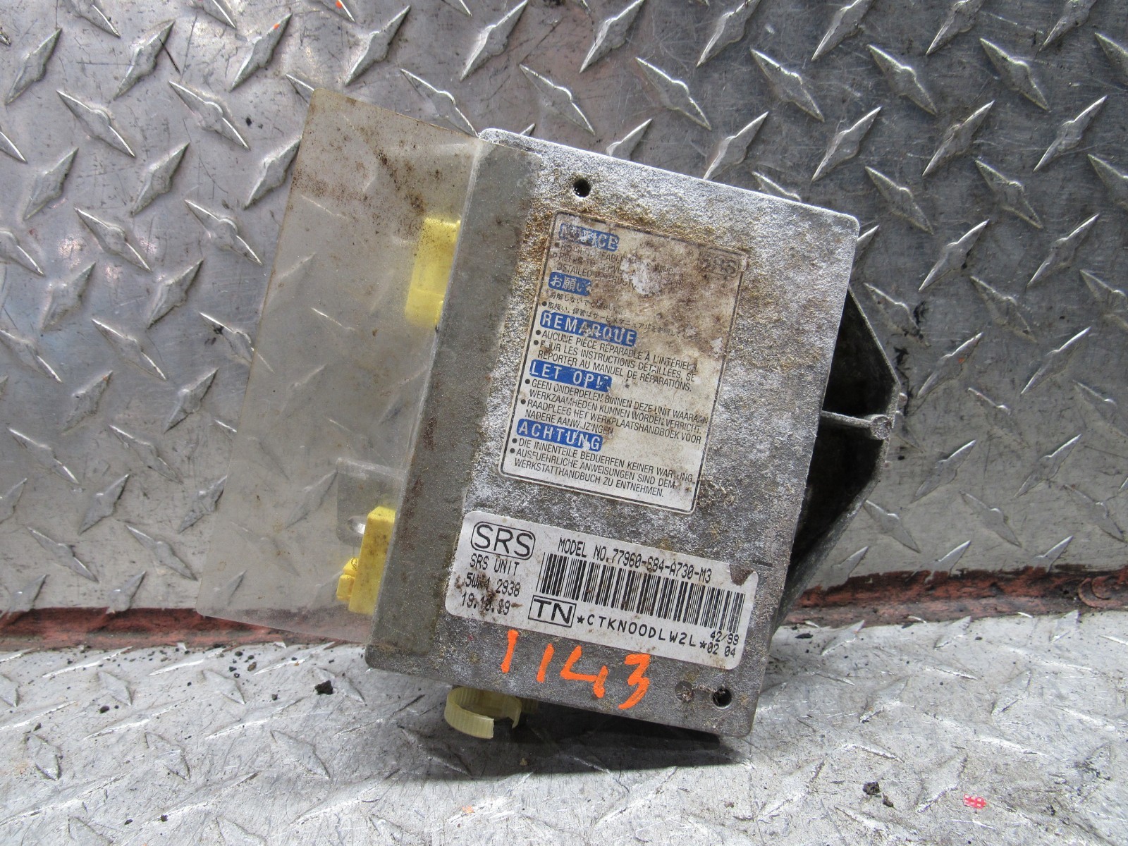 2000 HONDA ACCORD SEDAN CONTROL MODULE 77960-S84-A730-M3