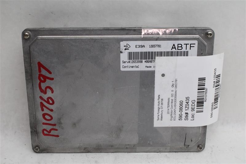 Used Engine Control Module (ECM) fits: 2014 Gmc Terrain Electronic Control Modul