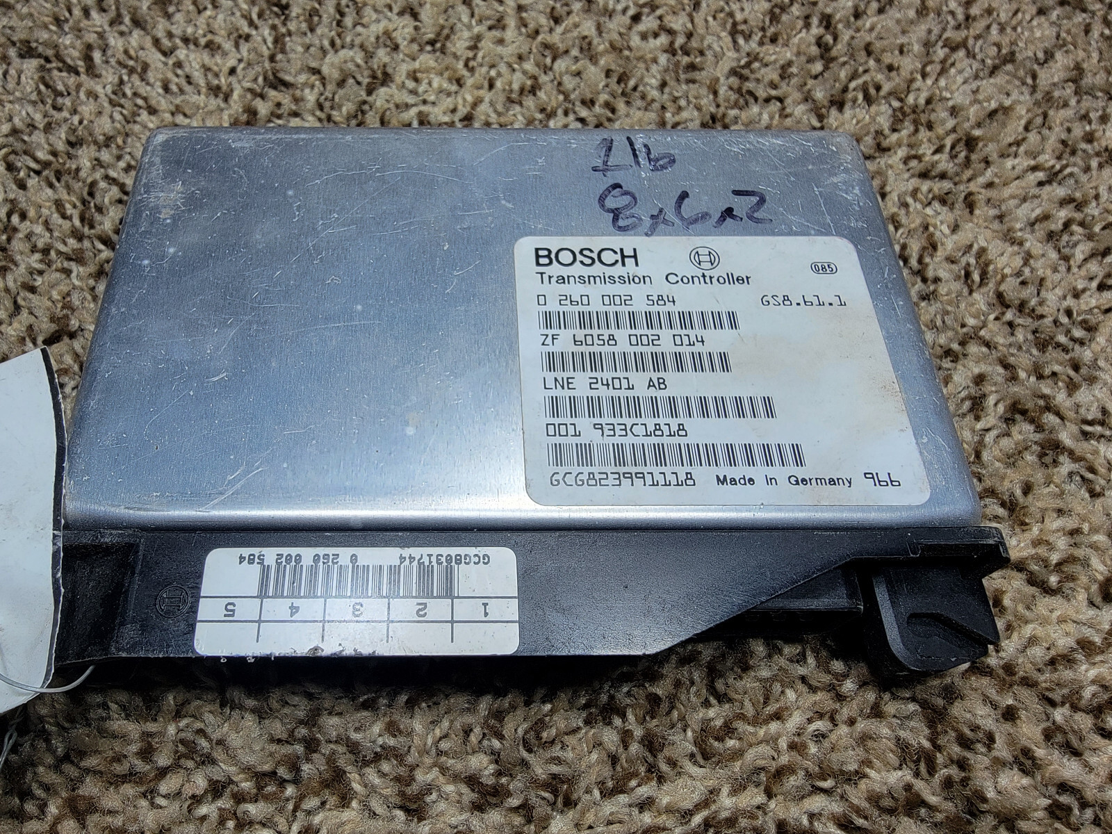 99-03 Jaguar X100 XK8 Transmission Control Module Unit TCU TCM LNE2401AB OEM