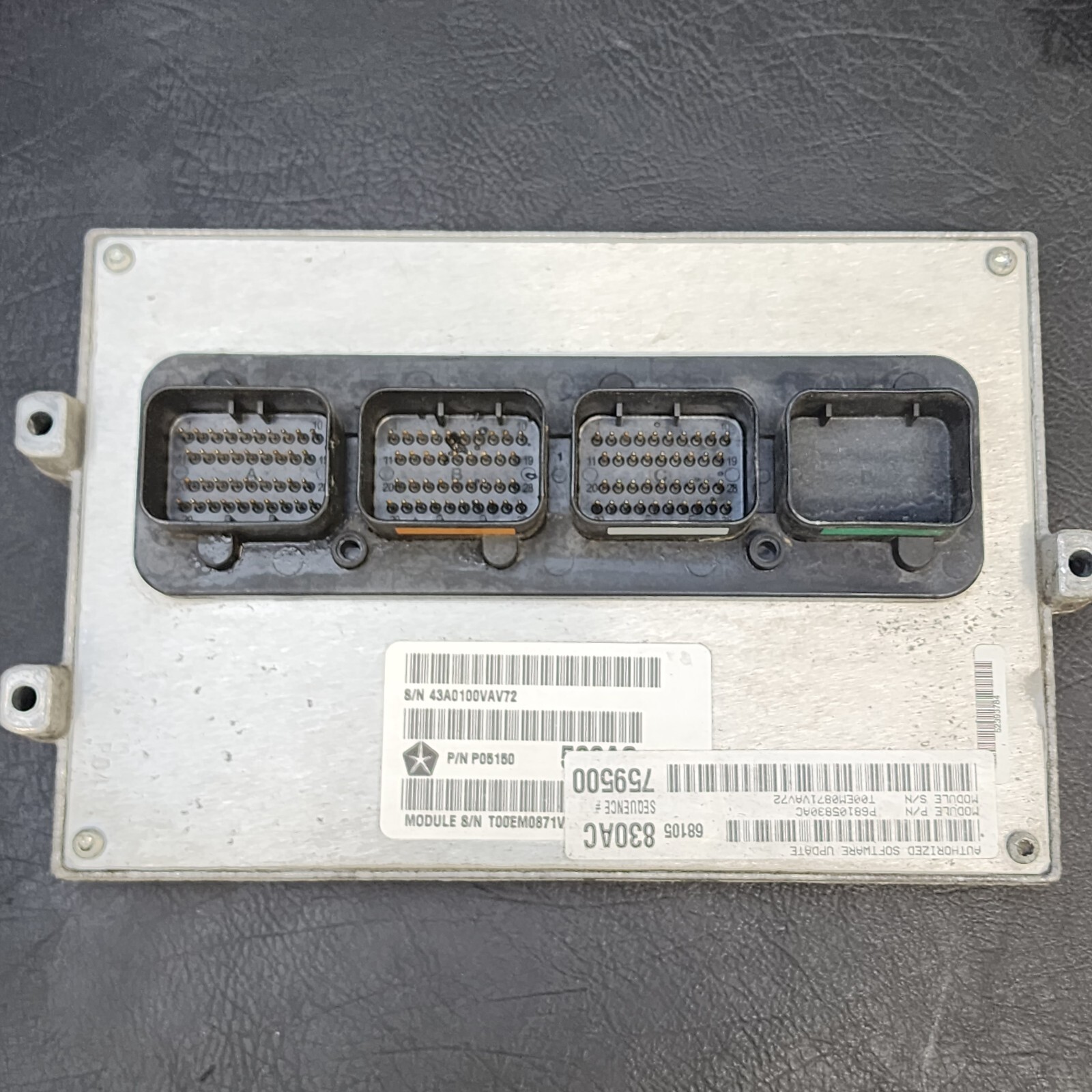 11 2011 Dodge Durango Engine Computer ECU ECM PCM 68105830AC – See Description