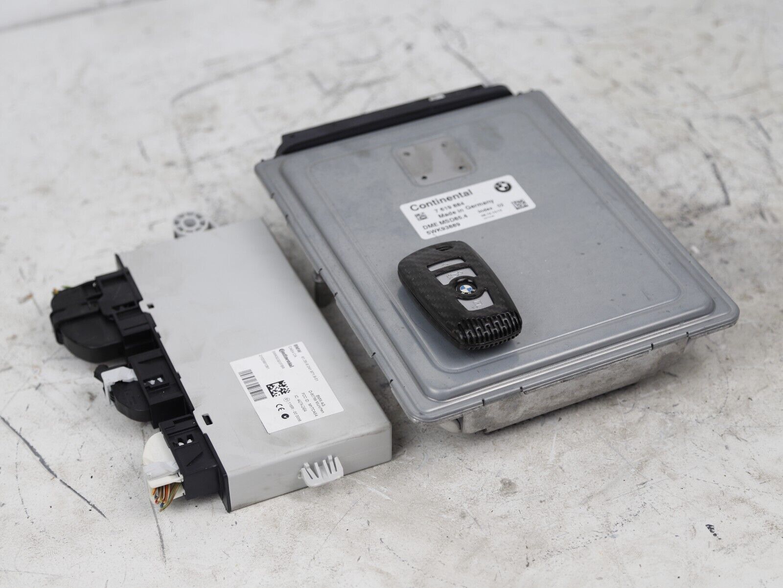 11-12 BMW ACTIVE HYBRID 7 – 4.4L ECM DME MSD85.4 IGNITION IMMOBILIZER MODULE SET
