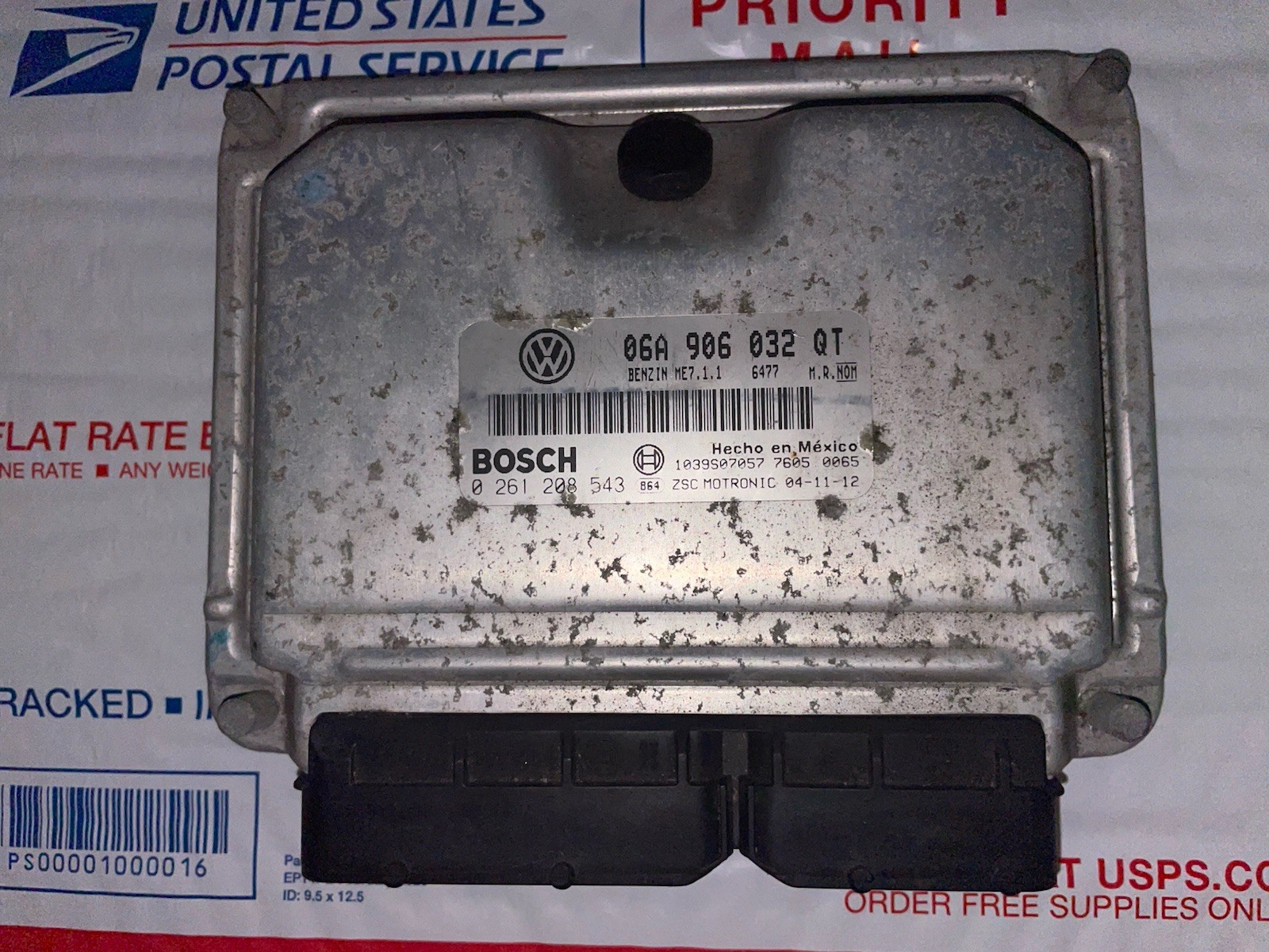 2003 VW BEETLE 1.8T M/T ENGINE COMPUTER MODULE ECM 06A 906 032 KQ