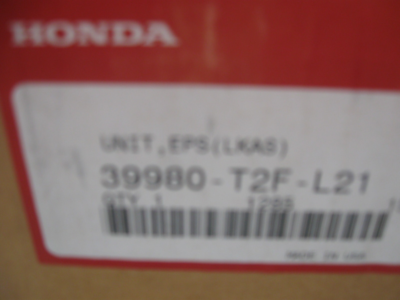 Honda 39980-T2F-L21 Eps Unit (Lkas)(Rewritable) for 16-17 Accord LX Sedan #24