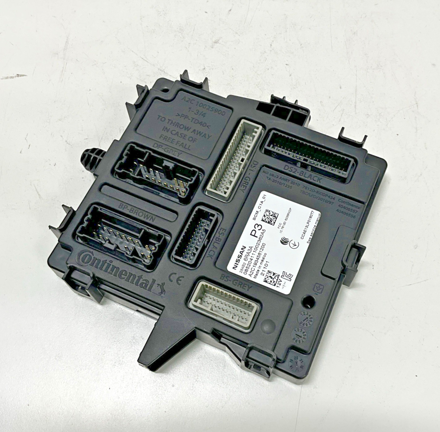 2021 Nissan Rogue Body Control Module 284B26RA3A OEM