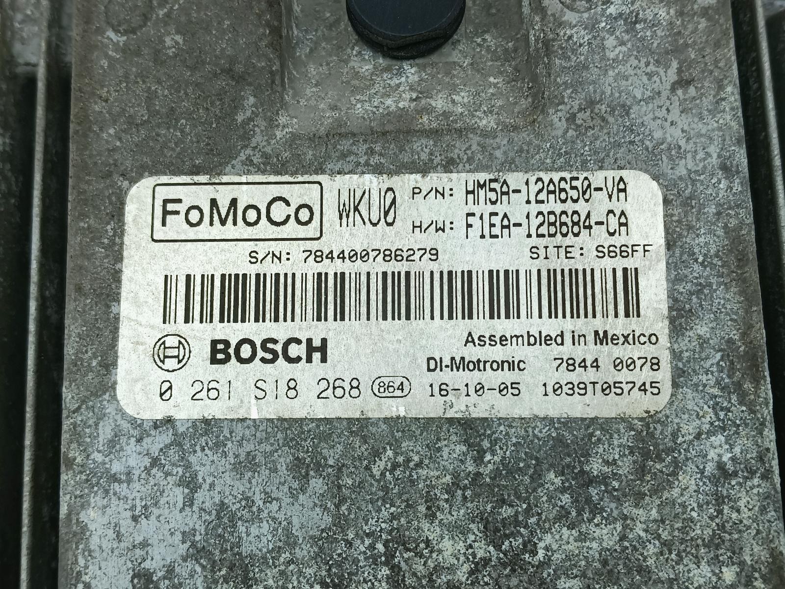 FORD FOCUS ST ENGINE CONTROL MODULE ECU 2.0 PETROL HM5A-12A650-VA MK3 2014-2018