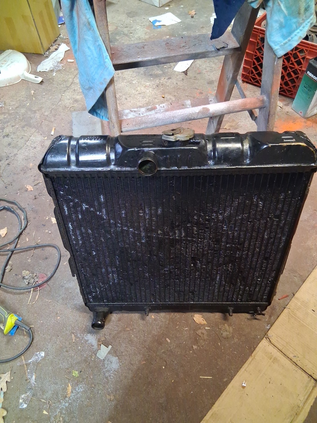1968 Mopar Charger roadrunner B Bod 22 Inch Radiator Small Block Good Cond.mopar