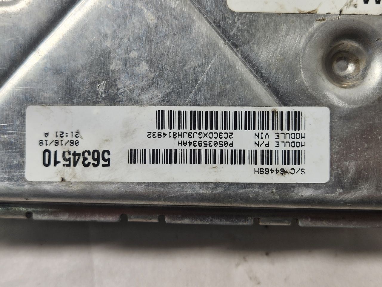 Engine ECM Electronic Control Module 5.7L Fits 18-19 300 17638