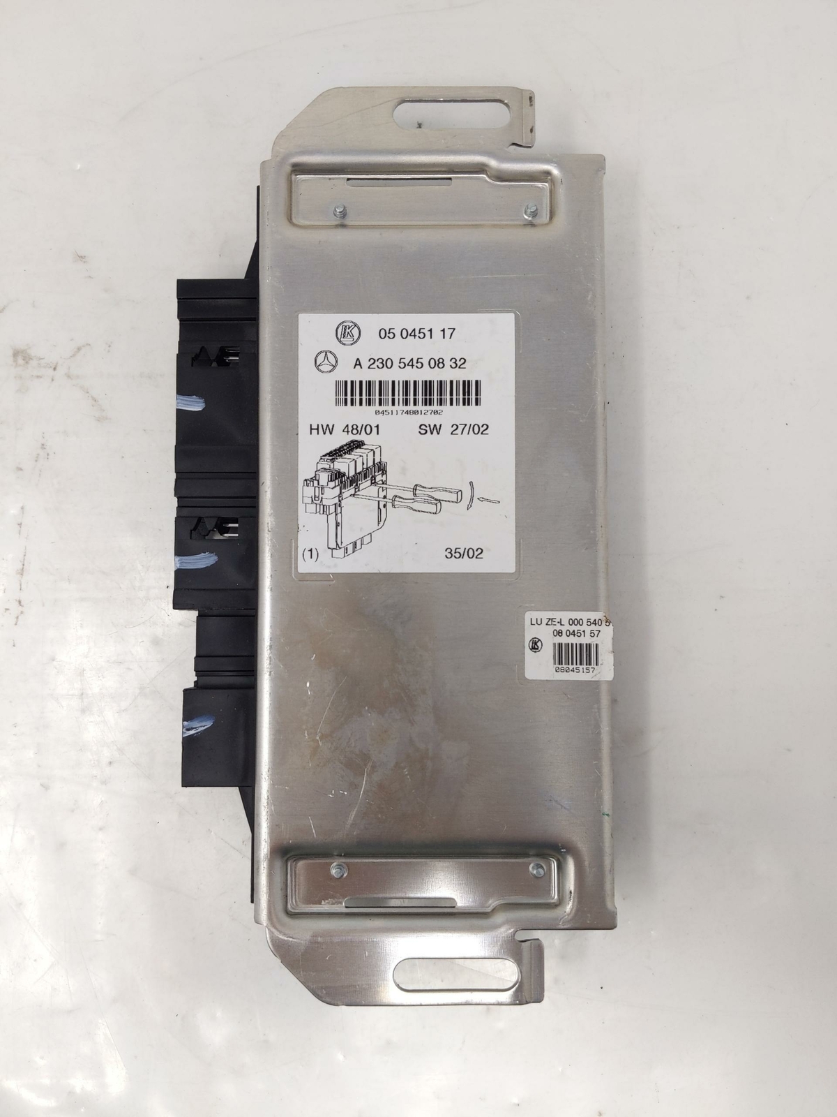 2003 MERCEDES SL500 OEM SIGNAL ACTIVATION FUSE BOX SAM MODULE 2305450832 04-06