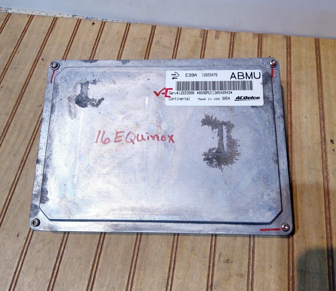 2013-2016 Chevy Equinox ECM ID 12653998 OEM TESTED