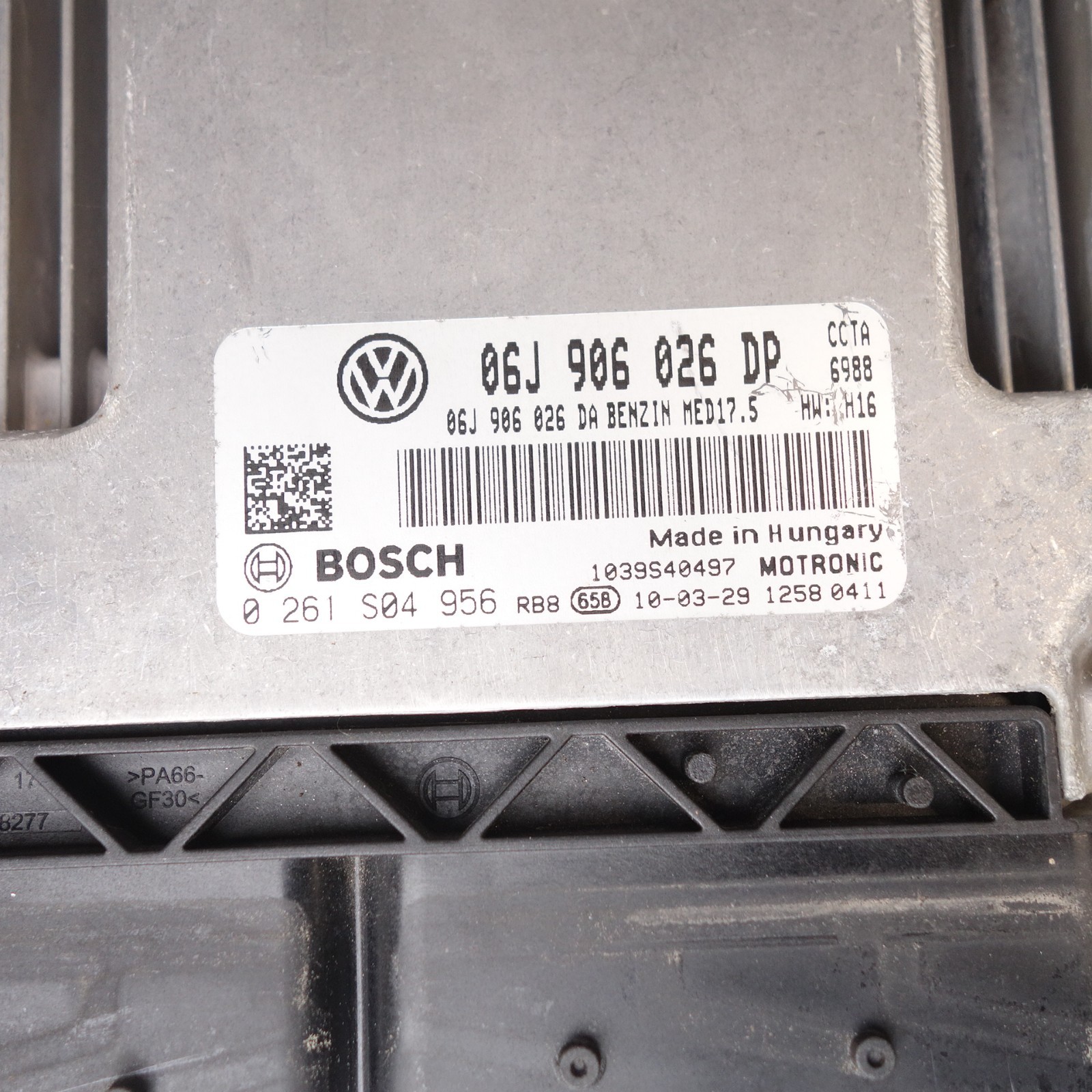 06J906026DP Volkswagen Tiguan 2009-2010 2.0T Engine Computer Plug N Go.