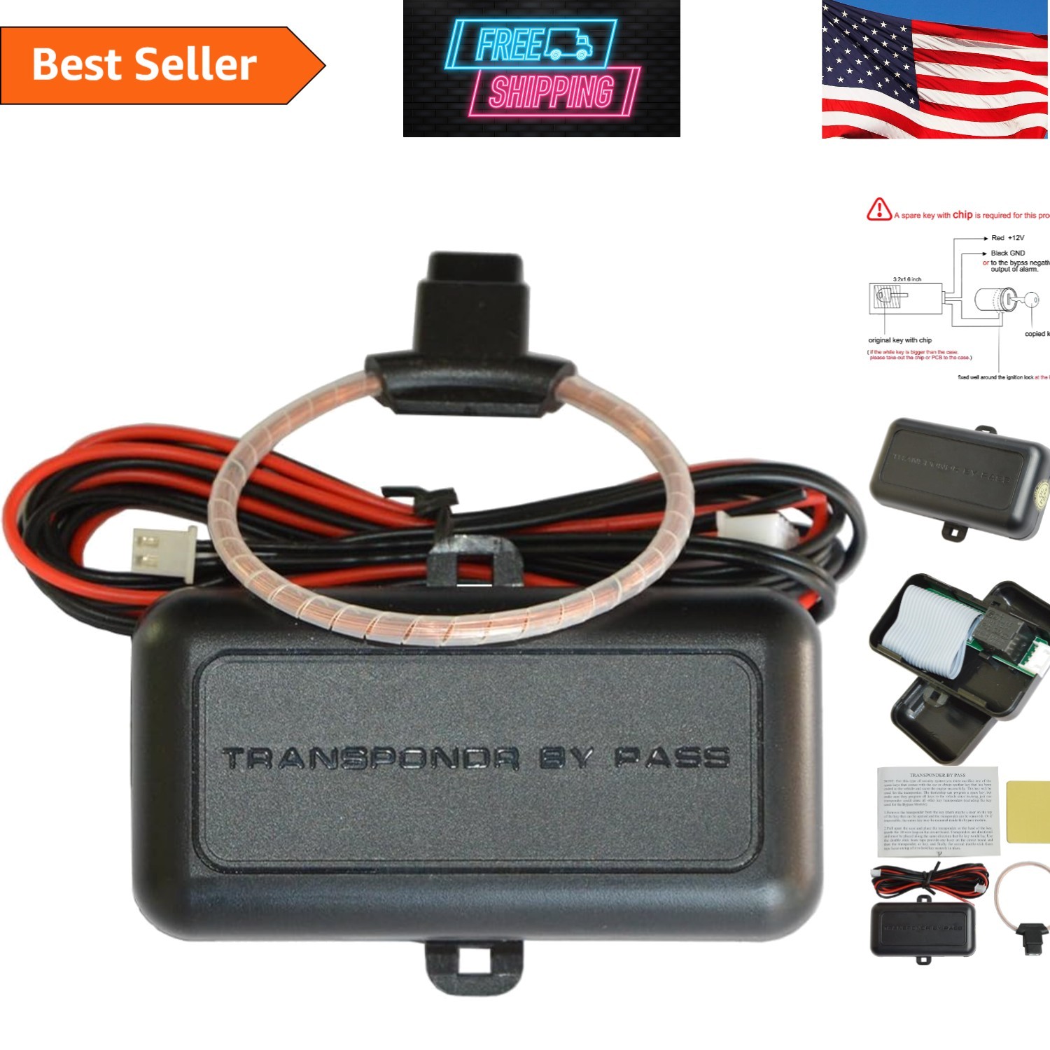 Chip Key Immobilizer Bypass Module – Lightweight, Easy Installation Solution