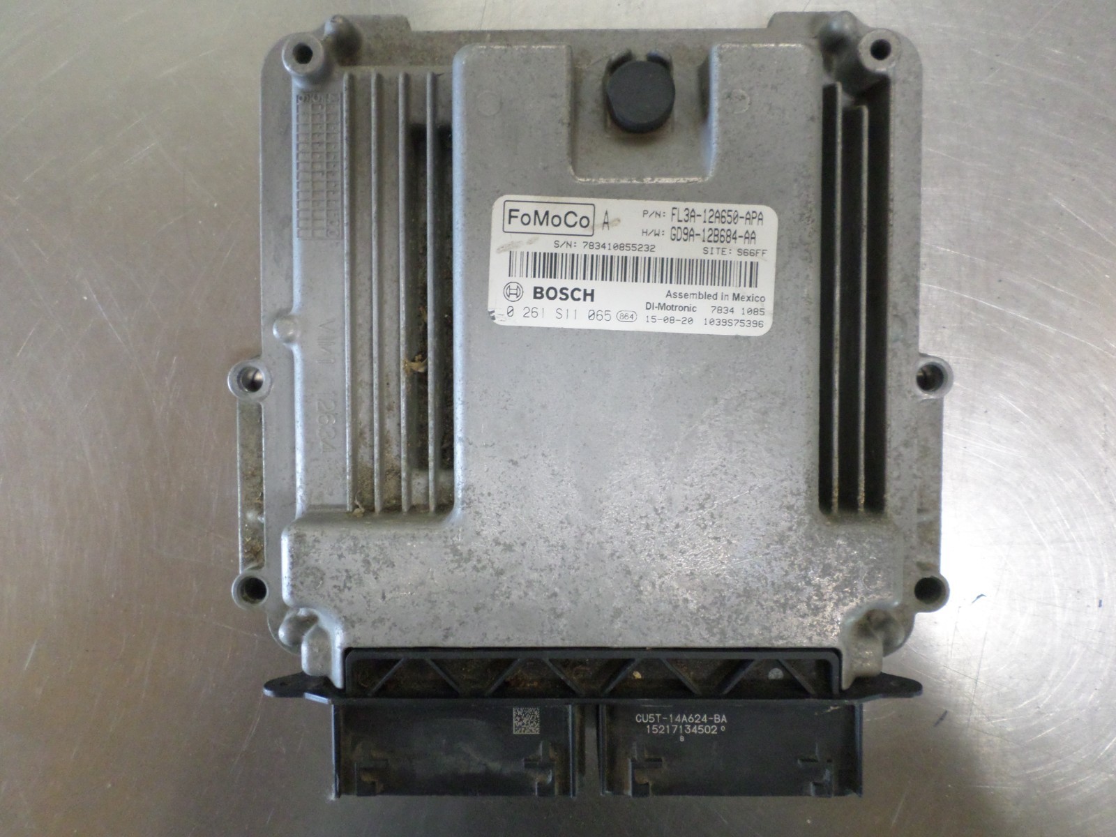 DAMAGED 2015-2017 Ford F150 2.7L Turbo Engine Control Module FL3A-12A650-APA *J