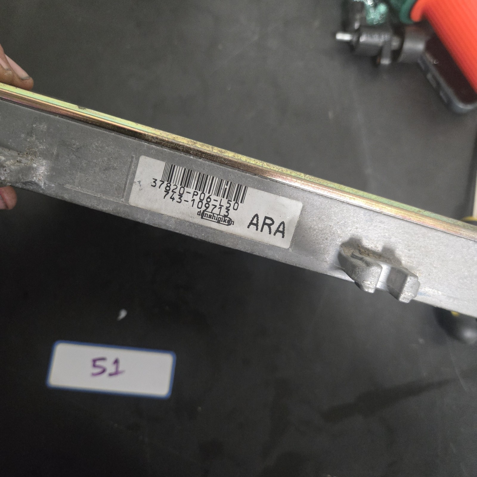 HONDA CIVIC DEL SOL A/T ENGINE COMPUTER MODULE ECU 37820-P06-L50 OEM 1992-1995