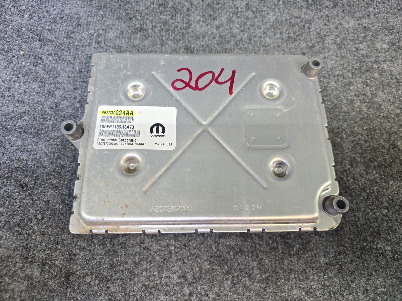 ⭐️ 2018-19 Jeep Grand Cherokee 3.6L ECM Engine Computer Module ECU PCM P68330924