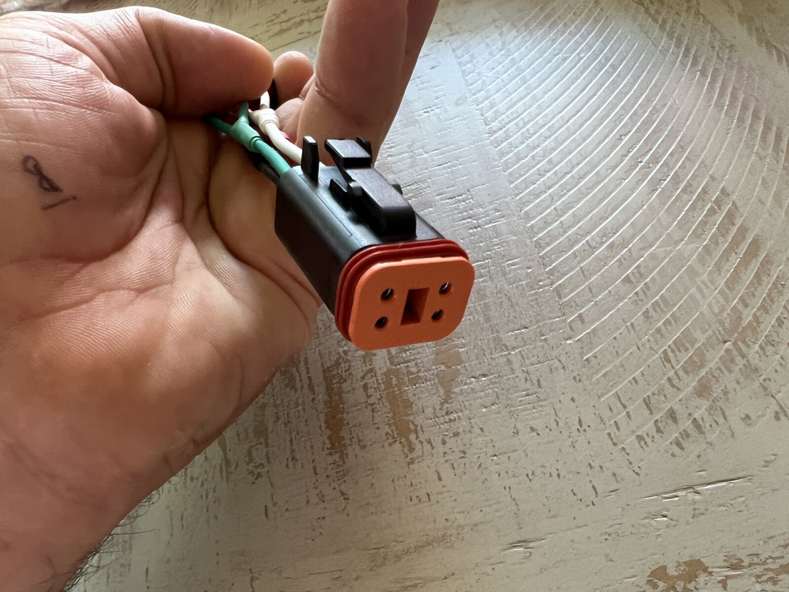 DT Deutsch Y-split 4 Port Cable 4 Pin Double Output