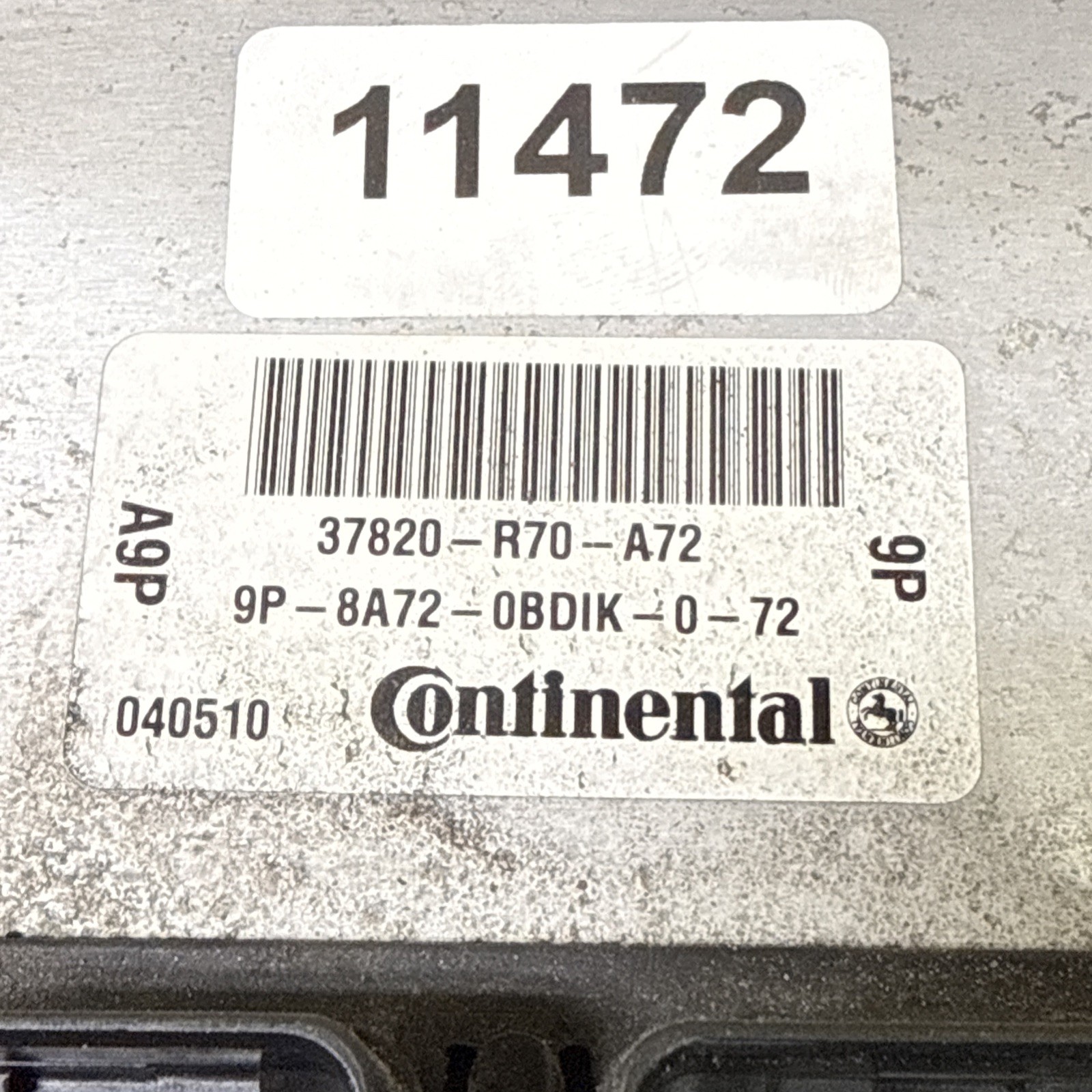 2010 Honda Accord Computer Brain Engine Control ECU ECM EBX Module 37820R70A72