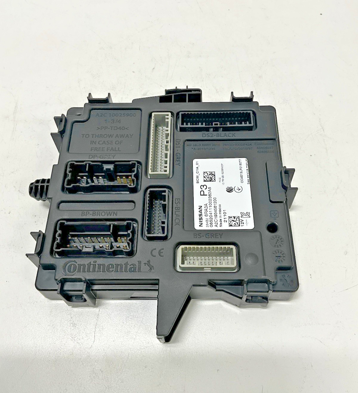 2021 Nissan Rogue Body Control Module 284B26RA3A OEM