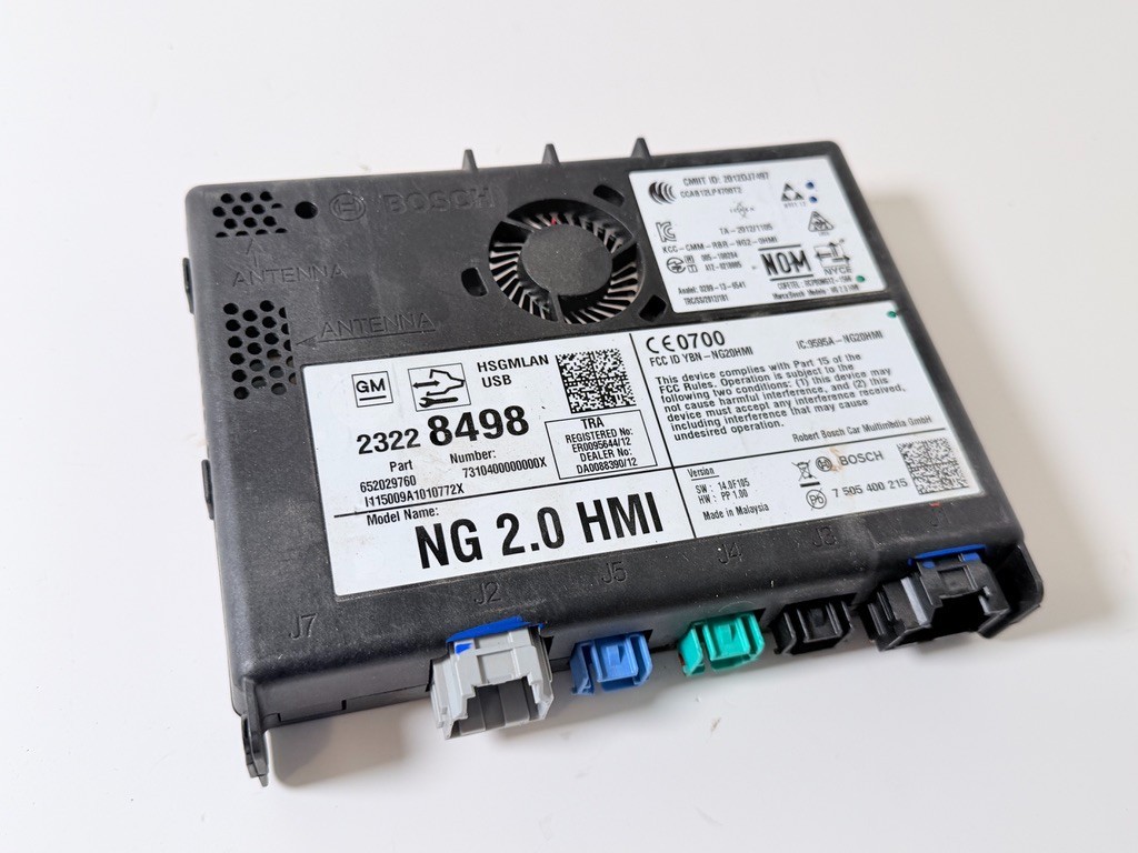 2015 GMC SIERRA HMI HUMAN MACHINE INTERFACE MODULE | OEM 23228498