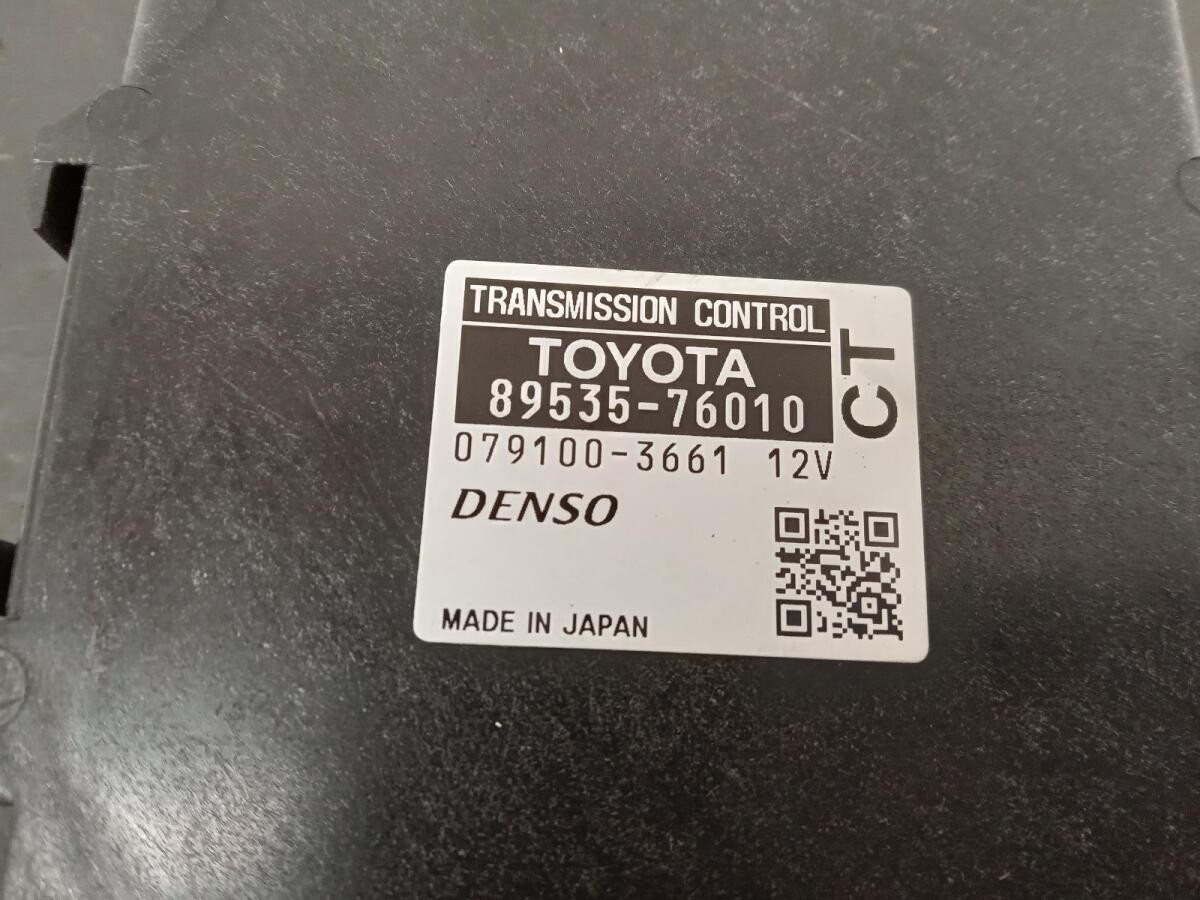 Lexus Ct200 2012 Mk1 Automatic Transmition Control Module Ecu 89535-76010