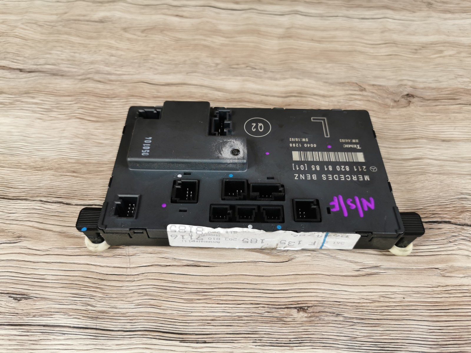2005 MERCEDES BENZ E-CLASS N/S/F FRONT LEFT DOOR CONTROL MODULE 2118208185