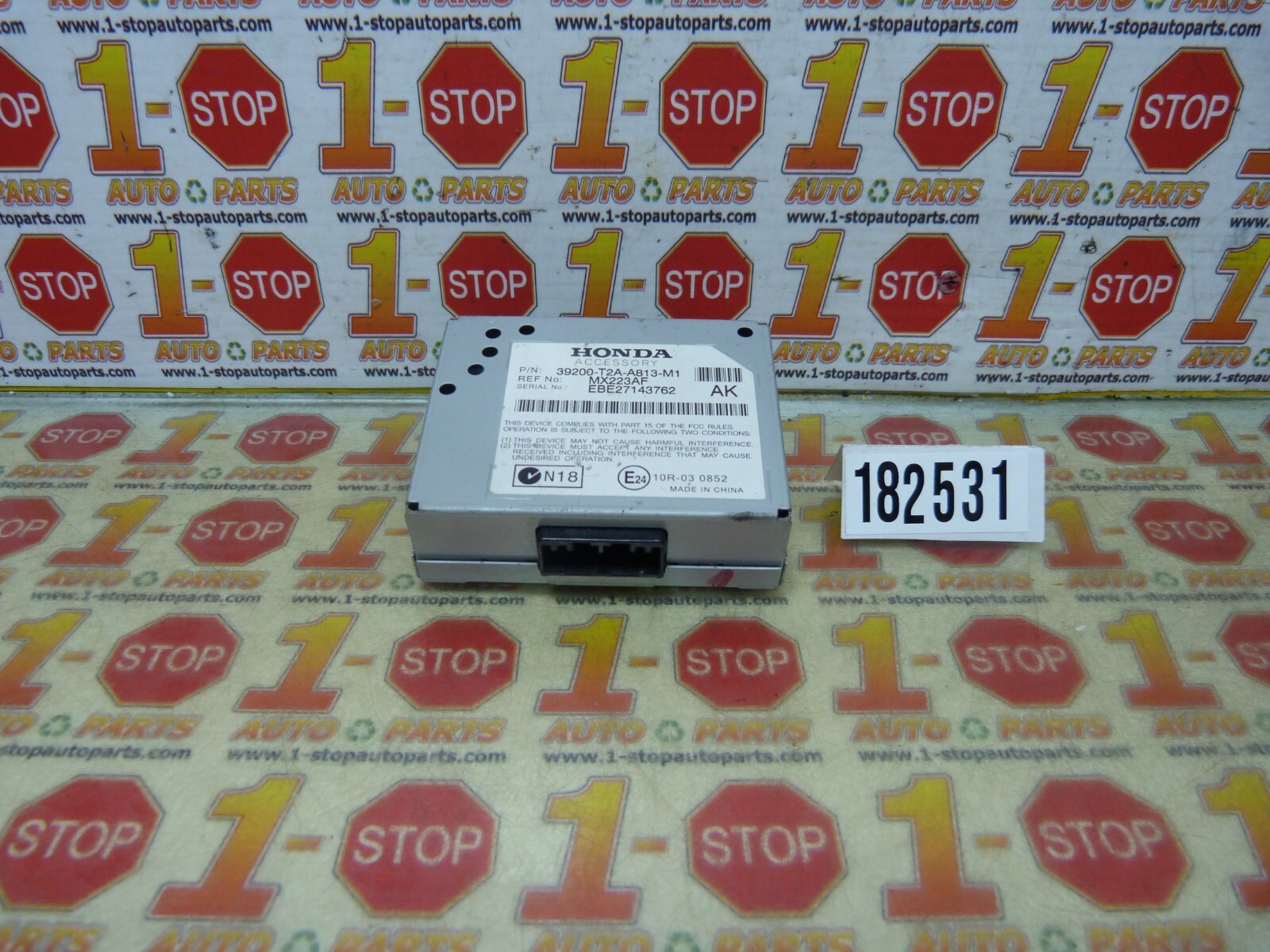 13-17 HONDA ACCORD SEDAN 2.4L ACTIVE NOISE BODY CONTROL MODULE 39200-T2A-A81 OEM