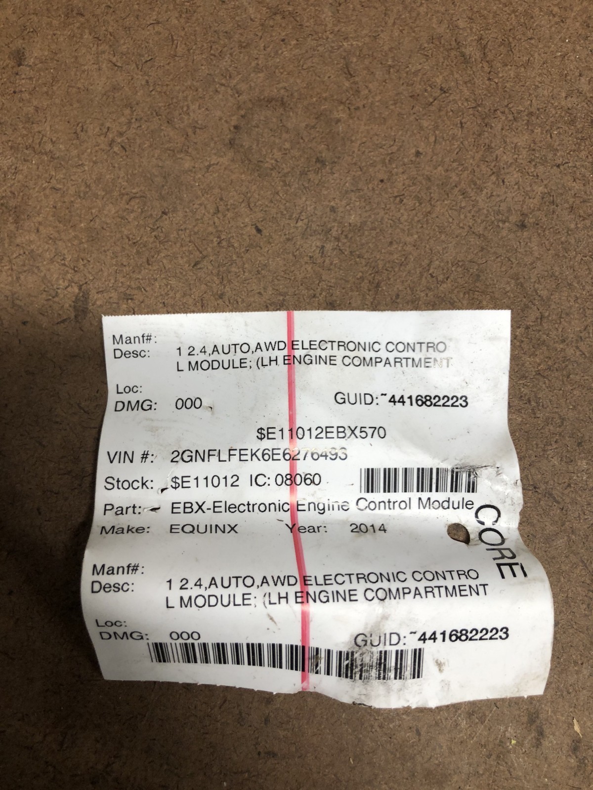13-19 GM ECM Terrain Equinox ATS Engine Computer Module ECU 12657781 E39A ABTF