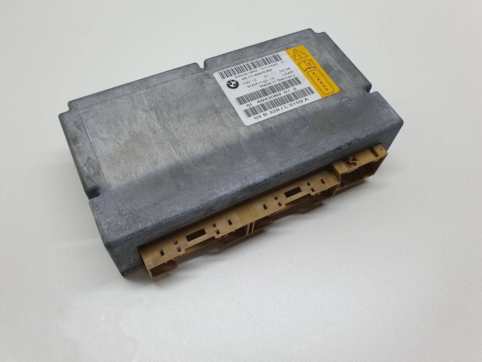 BMW 5 E60 E61 SRS Control Unit Safety Module SGM High 10 6943089 65776943089