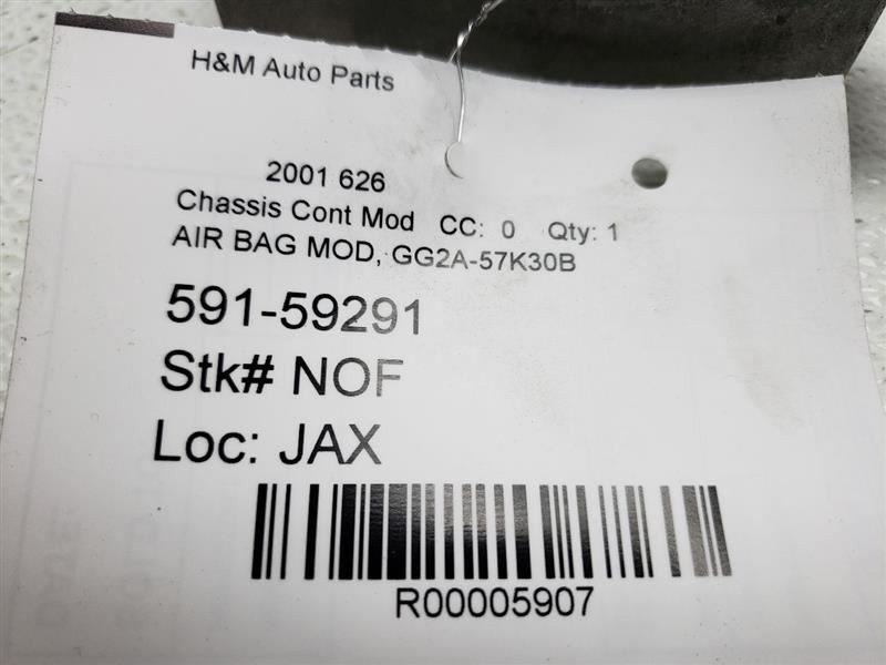 00 01 02 Mazda 626 SRS Control Module Under Center Dash OEM GG2A-57K30B