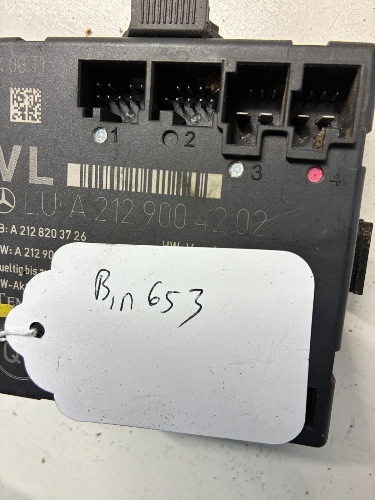 Right Rear Door Control Module A 2129004202 08-14 Mercedes Benz W204 C300 C350