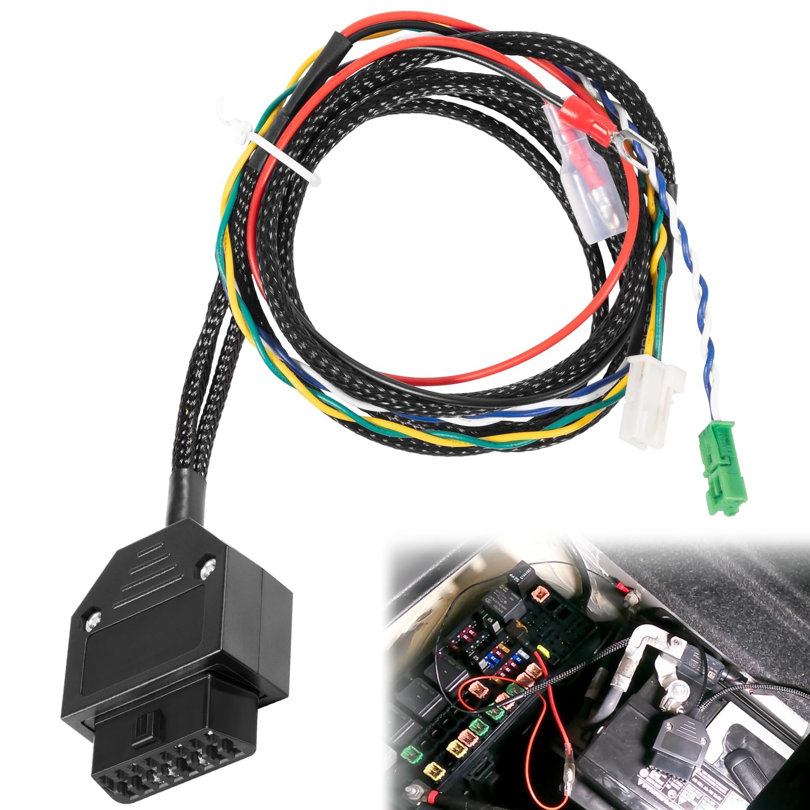 Double Bypass Trunk-Mount Security Bypass Cable kit for 2018-2023 Dodge Charger