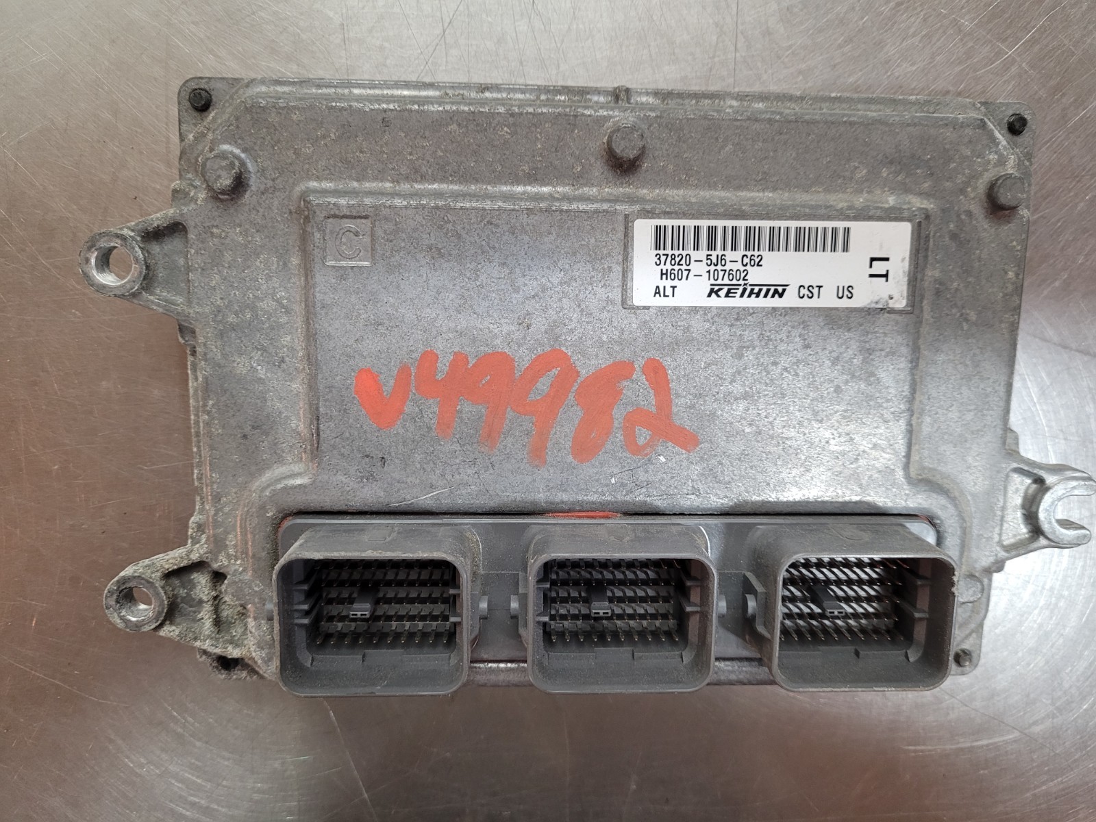 2017 17 Acura MDX 3.5L AWD Engine Control Module ECM ECU OEM 37820-5J6-C62 *J