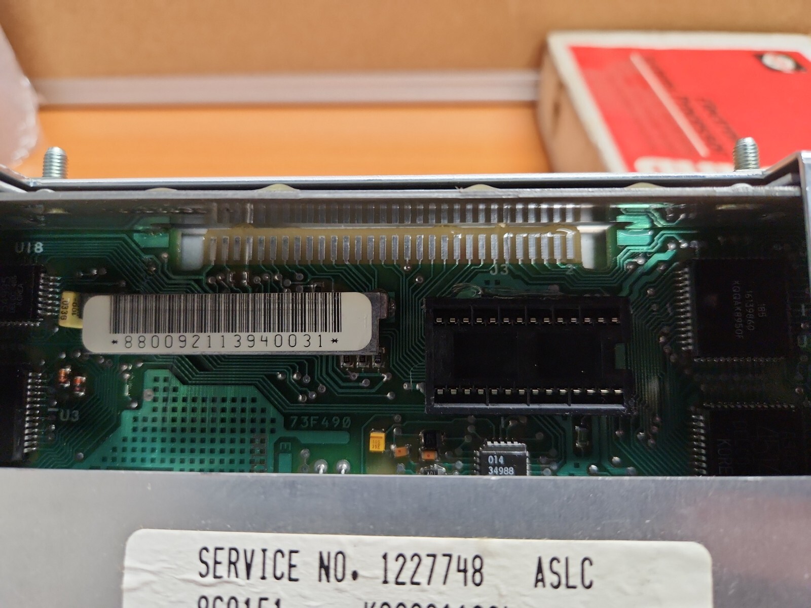 87 88 89 90 91 SUNBIRD ECU/ECM #1227748 MISSING CHIP AS SHOWN. FOR PARTS