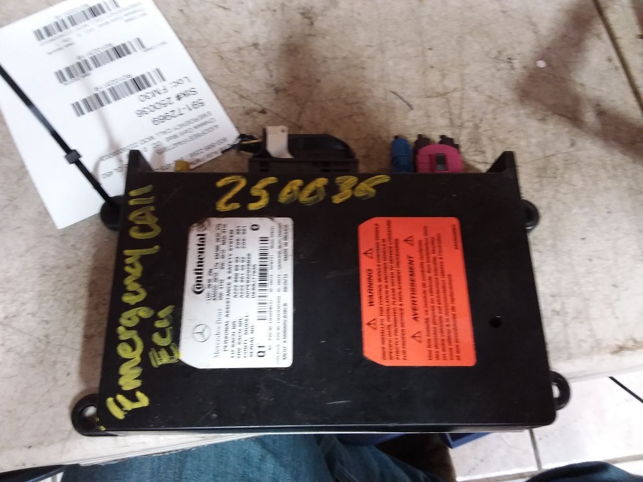 Chassis ECM 156 Type Communication Fits 15-16 18-20 MERCEDES GLA-CLASS 1023119