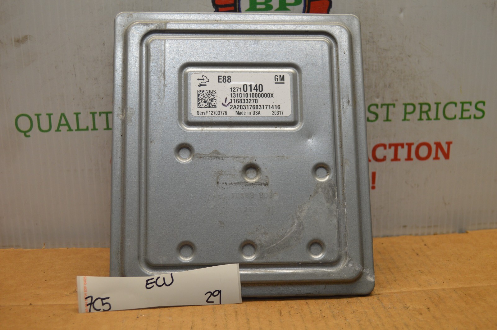 2020 Chevrolet Malibu Engine Control Unit ECU 12703776 Module 29-7C5