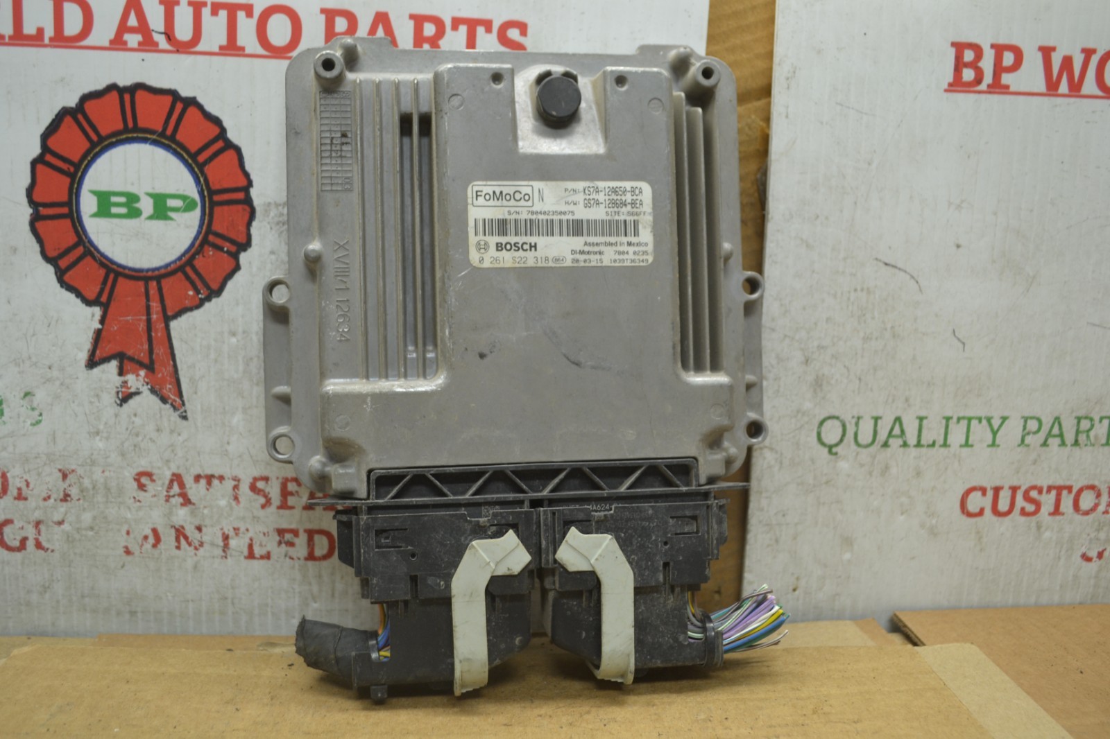 2017-19 Ford Fusion Engine Control Unit ECU KS7A12A650BCA Module 575-7C3