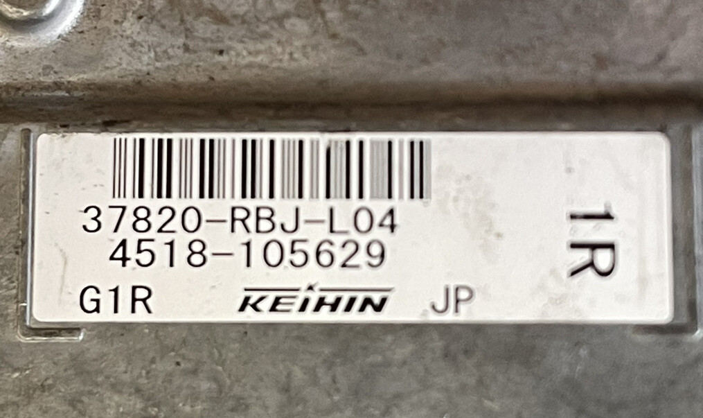**14 HONDA INSIGHT ECM #37820-RBJ-L04 *See description*(MATCH PART #)(BOX-3075)*