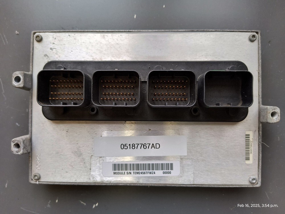 FREE PROGRAMMING 2009 Jeep Wrangler 3.8L MT ECU ECM PCM 05187767AD 05150468AA