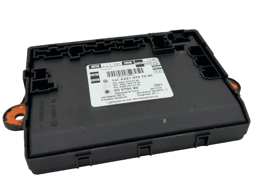 2007-2013 MERCEDES W221 S400 S550 Right Rear Door Control Module OEM A2218707586