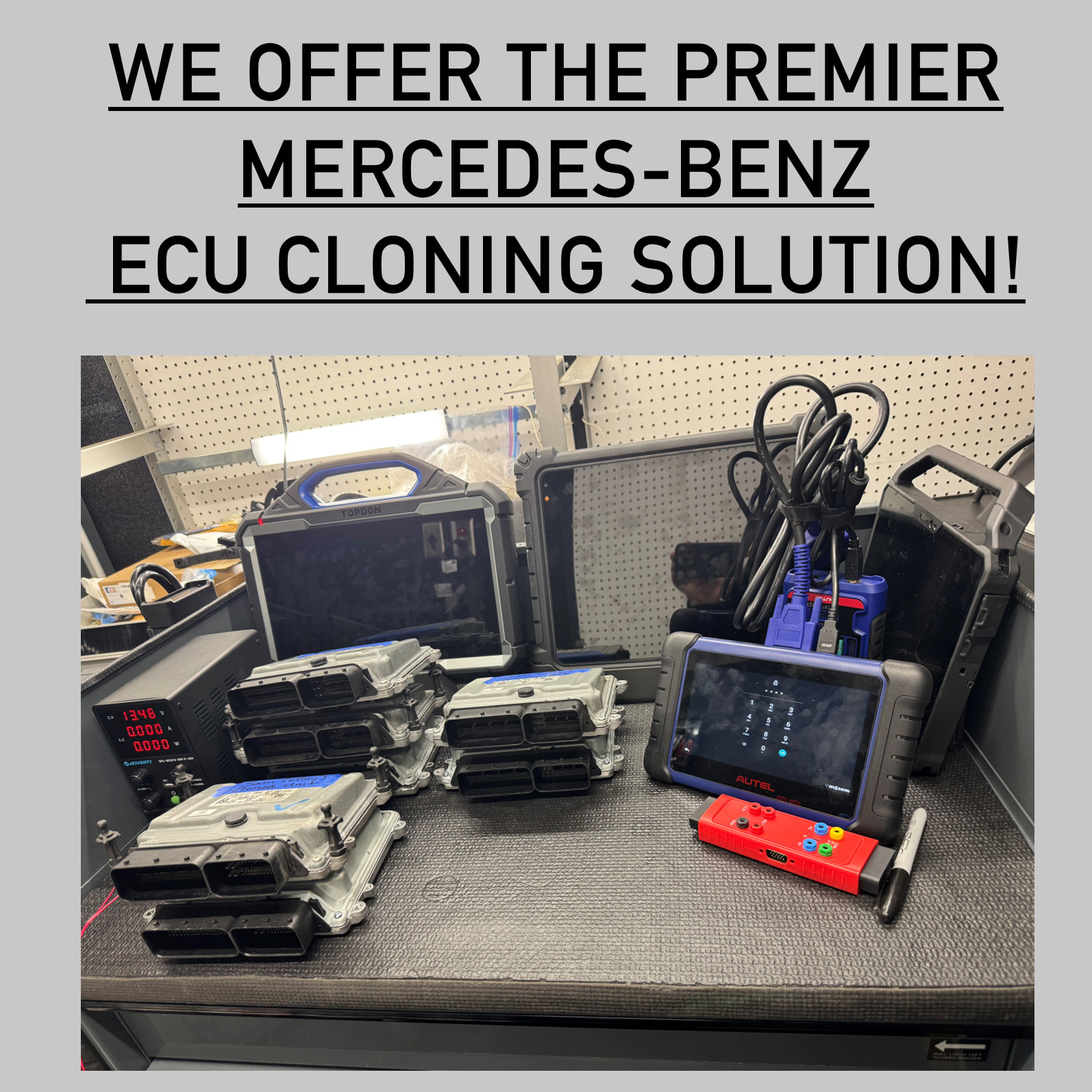Mercedes-Benz Bosch ME9.7 ECU Cloning Repair Service